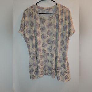 Lori Goldstein Short Sleeve Top